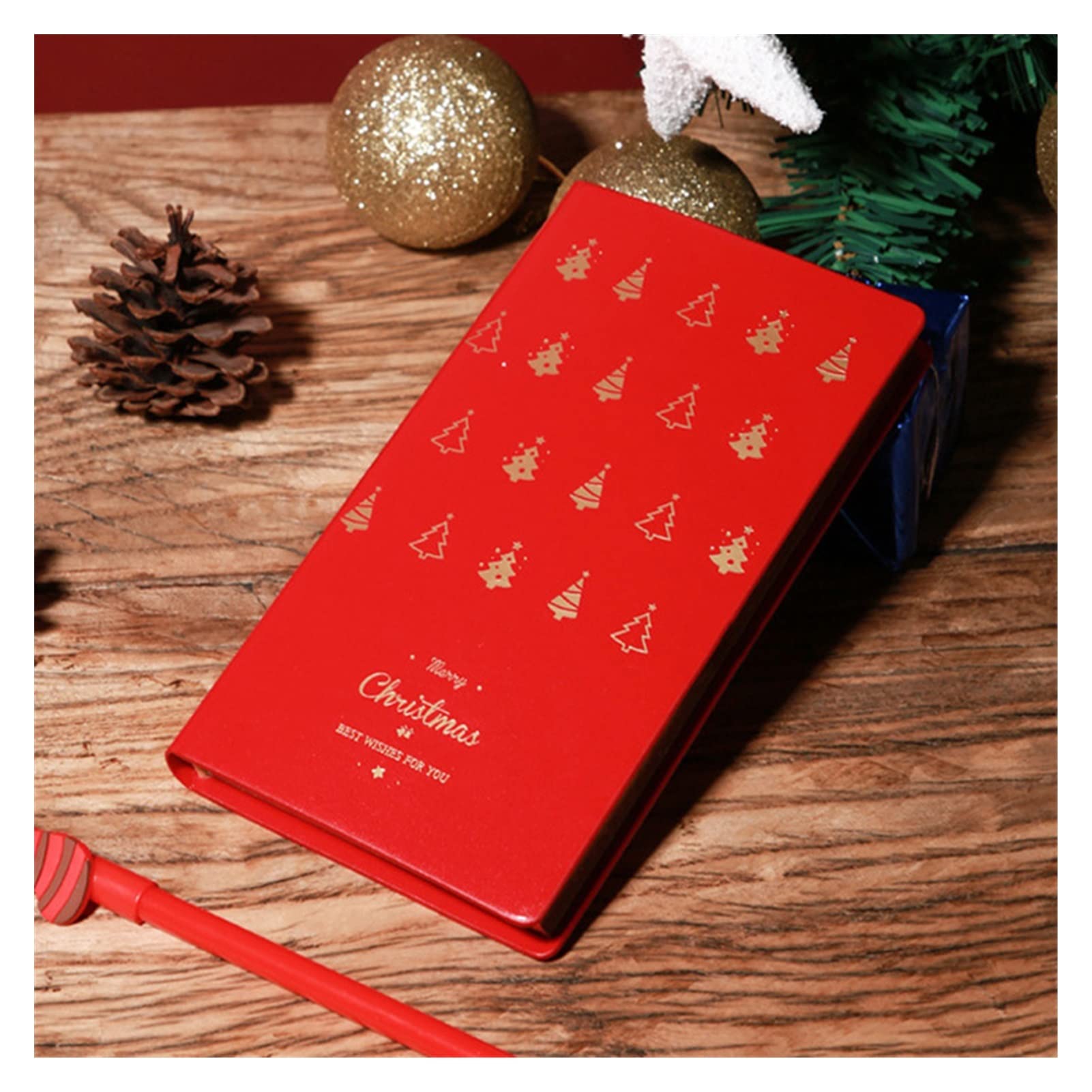 A6 Diario Diario Notebook e Journal Planner Agenda Notepad Sketchbook Memo PAD Cancelleria Affermazione ufficio scuola regalo di Natale (Color : A Red)