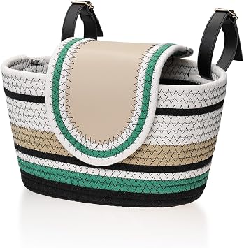 Handmade Bike Basket Front, Woven Bicycle Baskets for Adult Bikes, Rustic Detachable Handlebar Basket with Lid, Adjustable Leather Straps