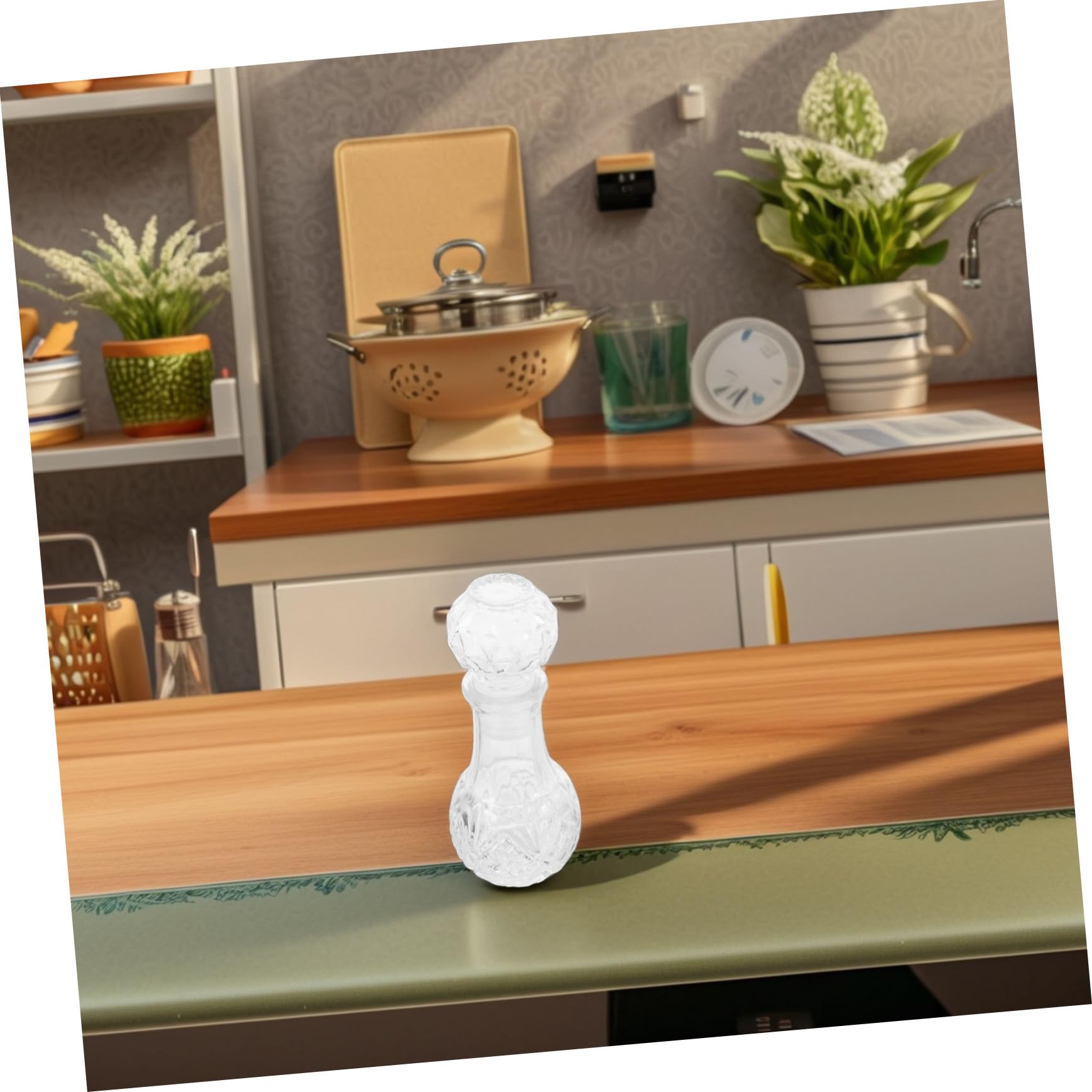 Bottiglie da 50ml in Vetro per Liquori e Vino, con Tappo Ermetico, Set da 6 Pezzi con Design Elegante e Unico per Degustazioni e Feste