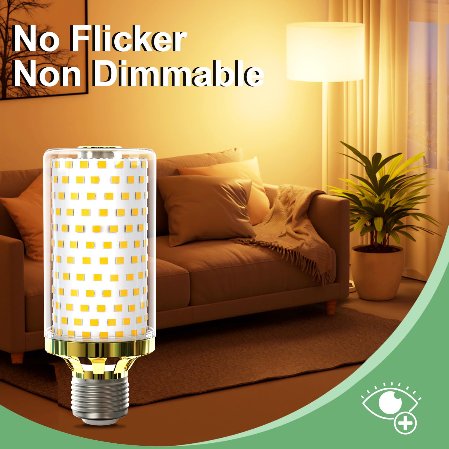 MDee LED Lampe E27 Maiskolben 15W, Glühbirne E27 Warmweiß 3000K, ersatz 150W Glühlampe, 2800 Lumen, AC 230V, Nicht Dimmbar, Edison Schraube Energiesparlampe für Heimbeleuchtung, 4er Pack