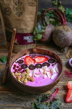 Dry Green Jumbo Coconut Bowl - Handmade Coconut Bowl - Snack, Sauce and Snack Bowl