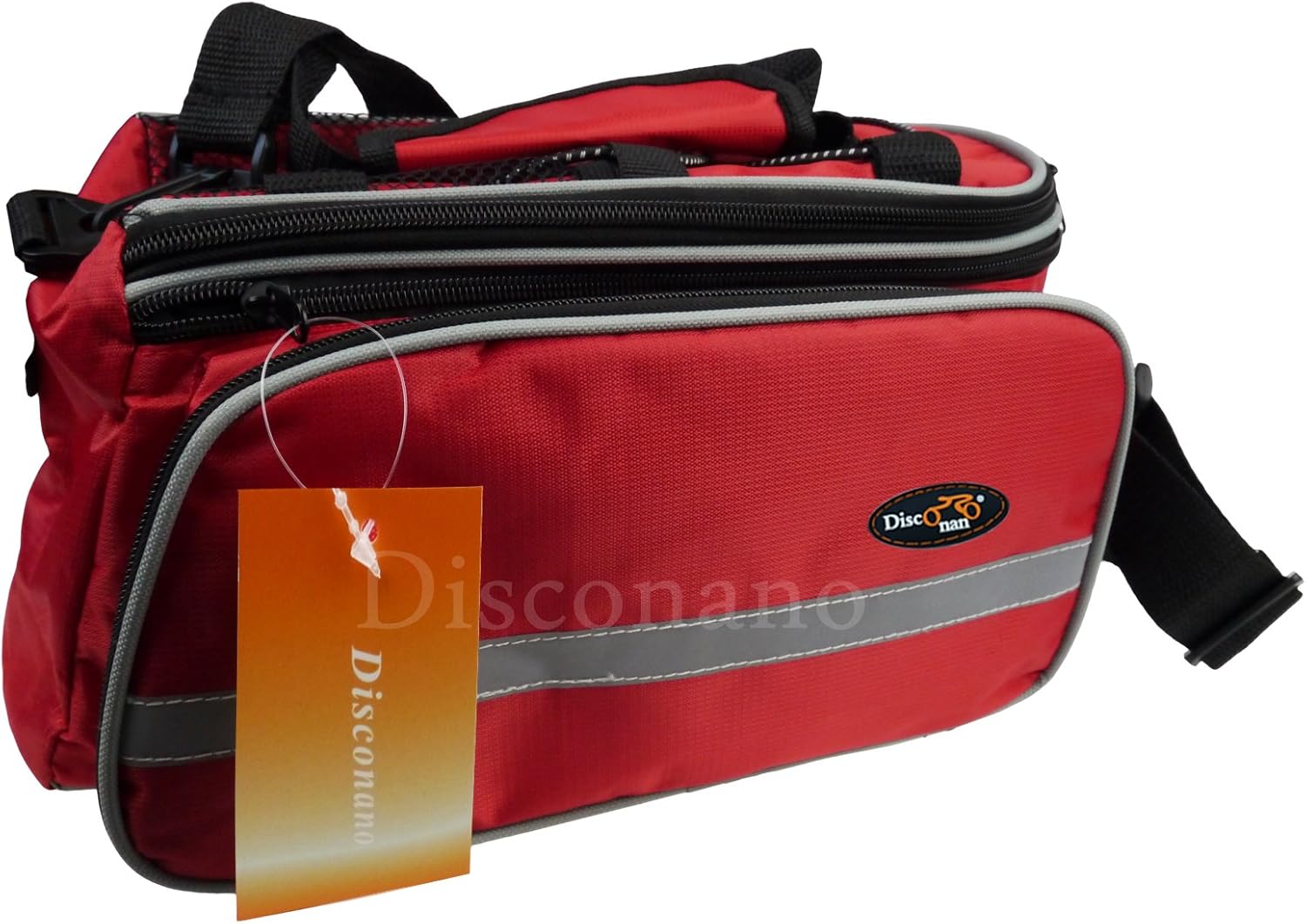 Disconano® Waterproof Multi Function Excursion Cycling Bicycle Bike Rear Seat Trunk Bag Carrying Luggage Package Rack Panniers with Rainproof Cover