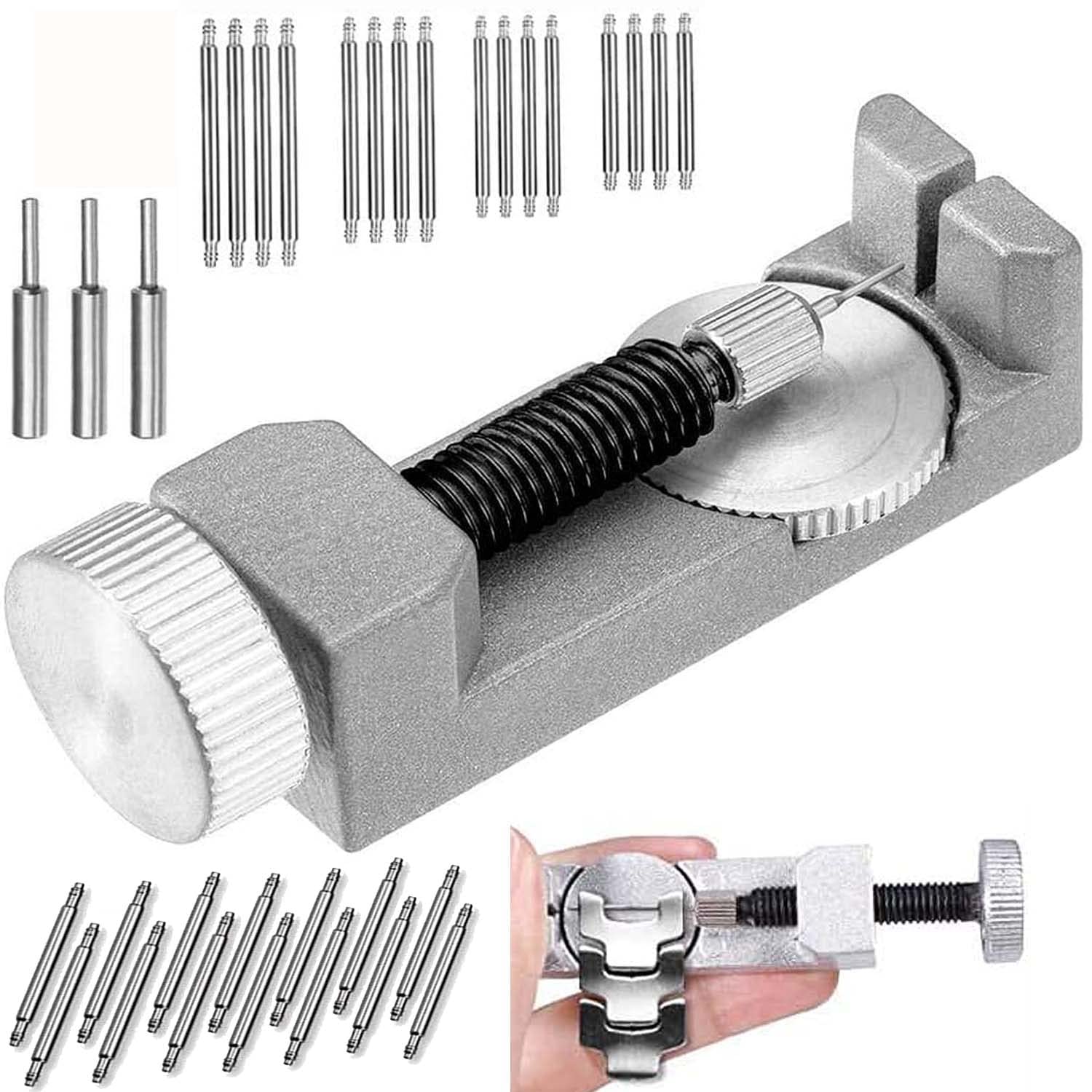 DIY Crafts 1x Pc Only, with 4 Extra Pins, Bracelet Link Remover Watch Pin Remover Metal Adjustable Watch Band Strap Bracelet Link Pin Remover Repair Tool(1x Pc Only, with 4 Extra Pins) (B098L4SHZV) Amazon Price History, Amazon Price Tracker