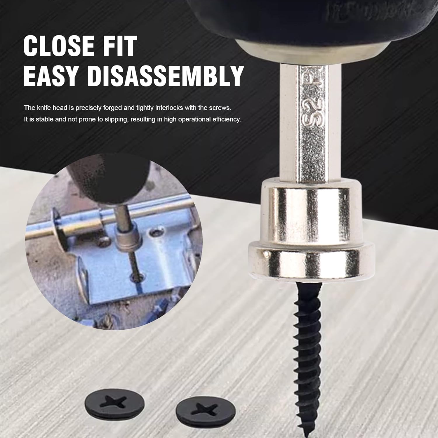 10pcs Magnetic Drywall Screwdriver Bits Set, PH2 Hexagonal Handle, 25mm x 5 Pcs & 50mm x 5 Pcs