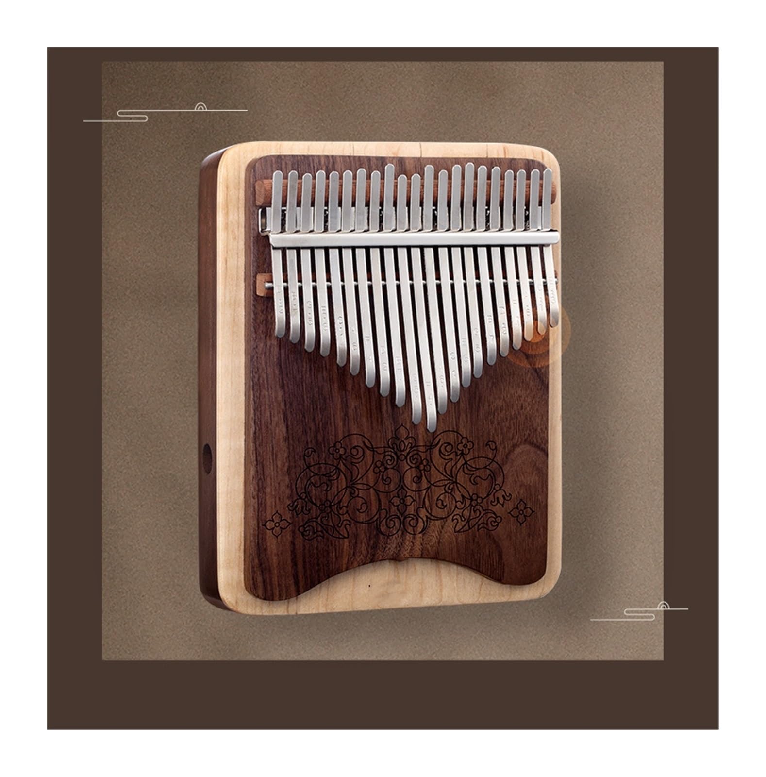 Kalimba Nowa tablica kombinowana 21-tonowy fortepian kciukowy Kalimba instrument muzyczny