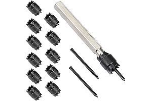 14-Pack Spot Weld Cutter Sets Double-Sided HSS 3/8 Spot Weld Drill Bit...