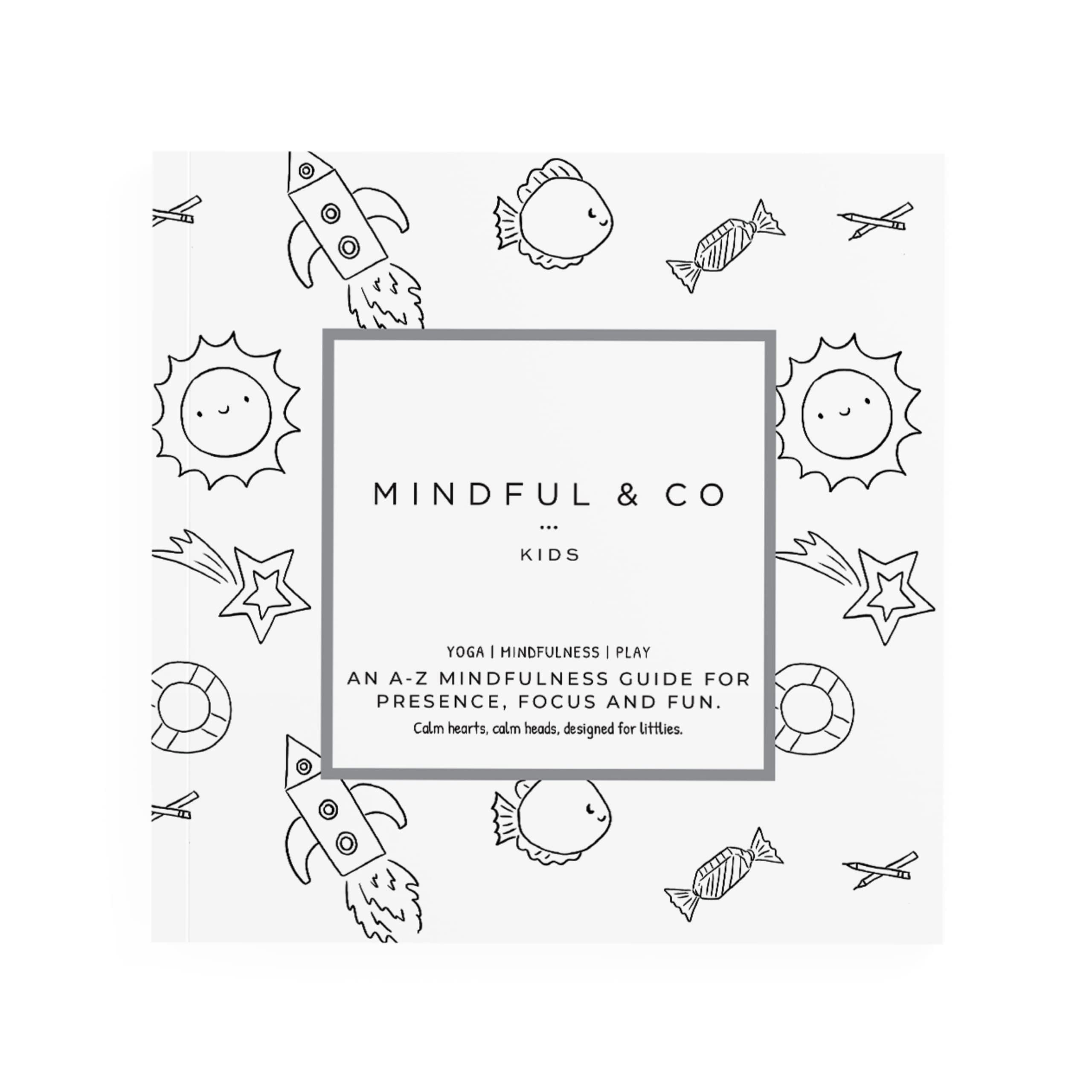 Mindful & Co Kids ABCs Mindfulness Coloring Book for Kids | Each Alphabet Letter Paired with a Poem | Meditation, and Mindfulness | Benefits Young Brains