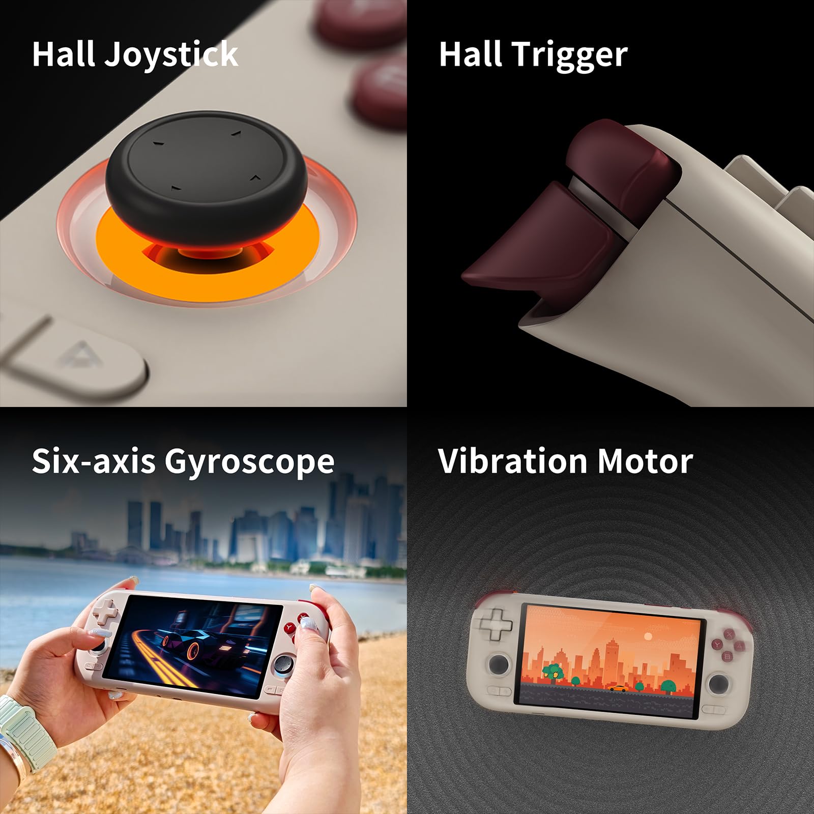 Amazon | Mangmi Air X レトロハンドヘルドゲームコンソール 5.5インチ