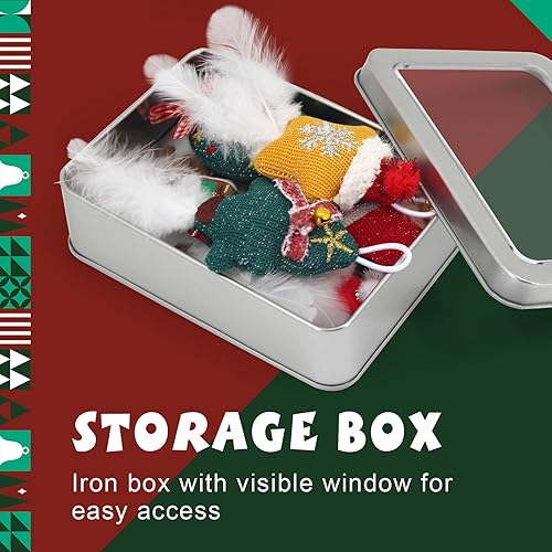 Miniatura 5 de SONGWAY Juguetes interactivos de Navidad para gatos, 6 piezas de repuesto de varita de juguete para gatos de plumas reemplazables, juguetes de
