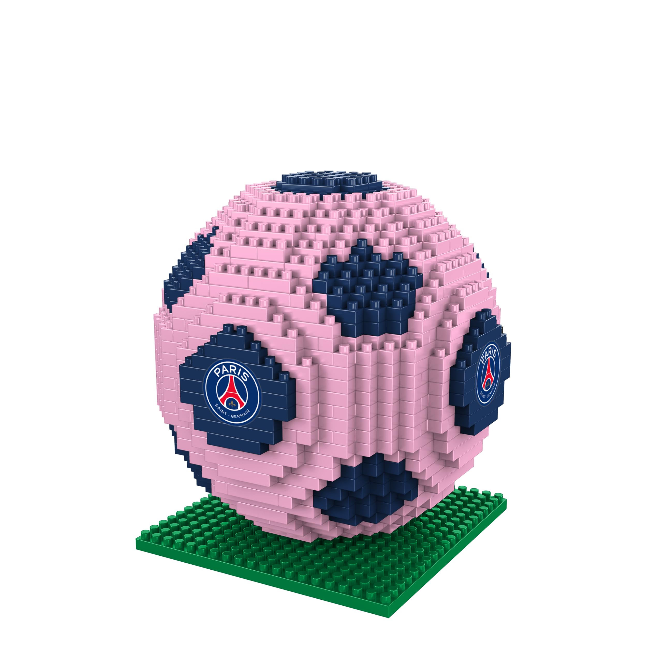 FOCO Officially Licensed 3D Football BRXLZ Bricks Building Construction Toy in Alternative Team Colours (Paris Saint Germain FC)