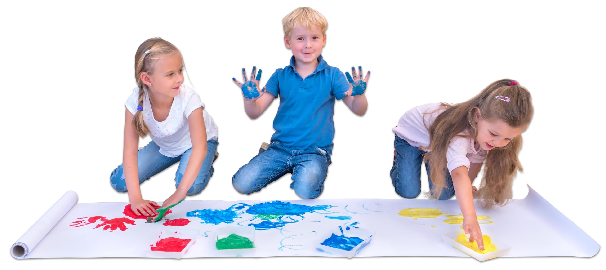 Betzold Fingerfarben 6er-Set, für Kita und Grundschule