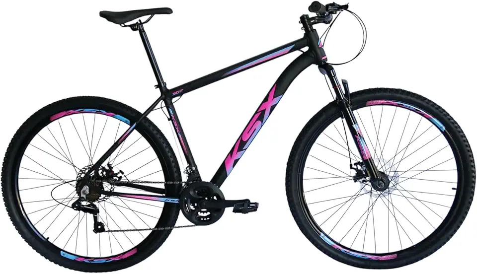 Bicicleta Bike Aro 29 MTB Alumínio KSX SD7 21V Marchas Index Cabeamento Interno PBC Unissex