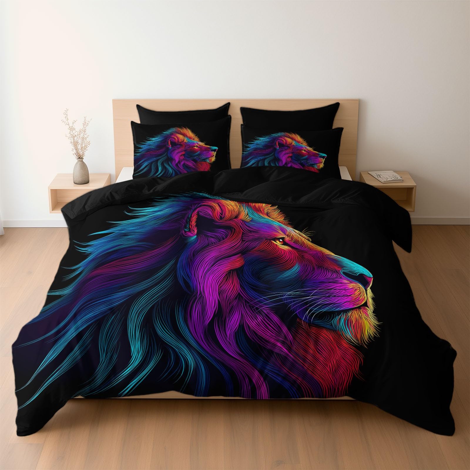 Parure de lit microfibre douce 200x200 pour redonner du caractère à une chambre sombre