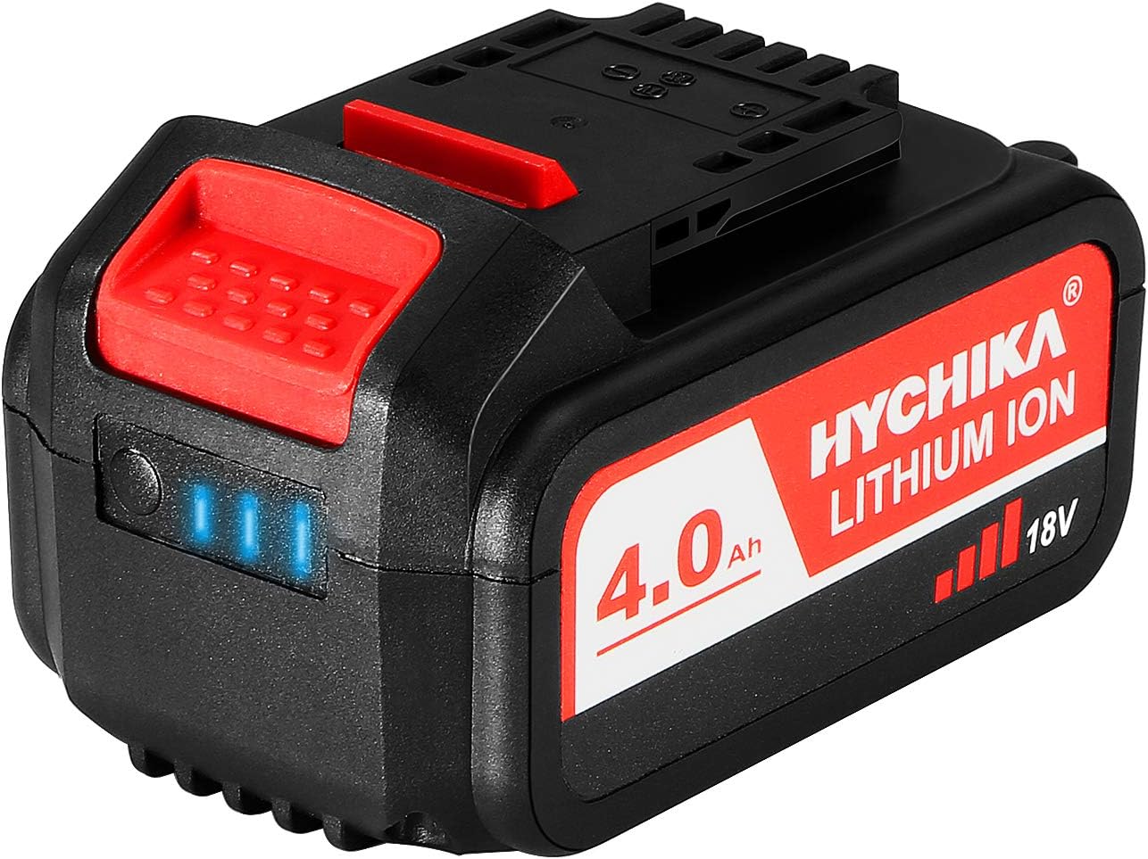 HYCHIKA Battery 4000mAh 18V Lithium for HYCHIKA 18V Tools, Reciprocating Saw, Impact Wrench and Brushless Drill, Not for 18V Drill DD-18BC