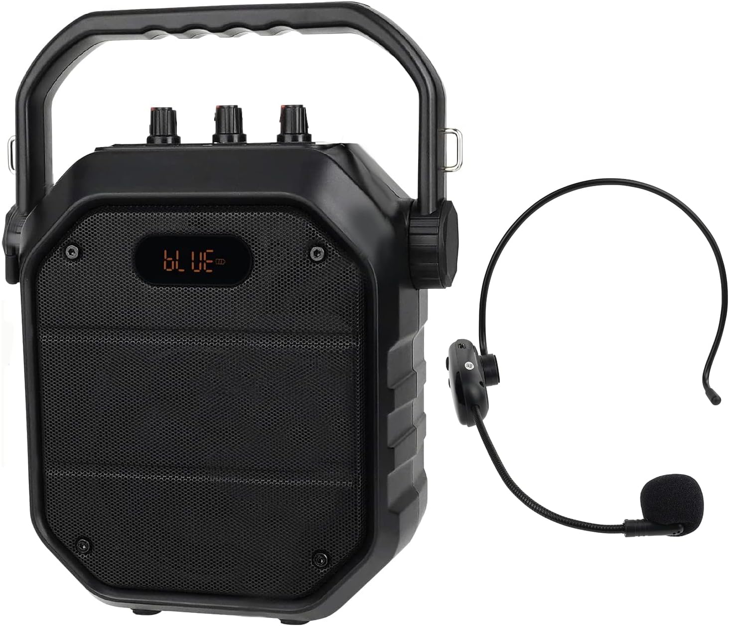 Retekess TC102 Portable Voice Amplifier, Wireless Bluetooth Microphone System, USB/TF Card/Aux-in, Rechargeable Battery, for Teachers, Elderly, Tour Guides, Coaches, Presentations, Teacher