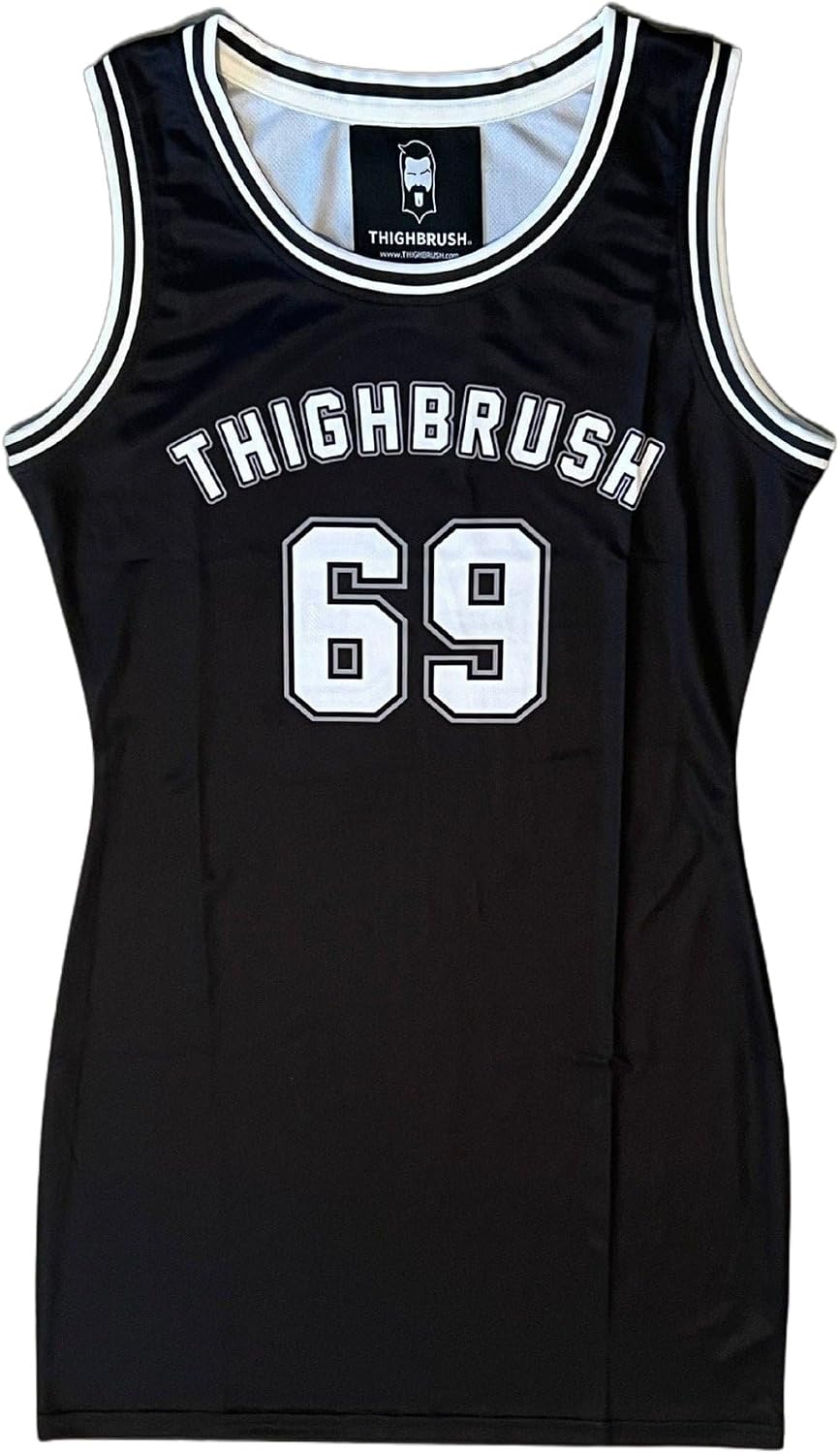 THIGHBRUSH® Athletics 69 - Women's Basketball Jersey - Black