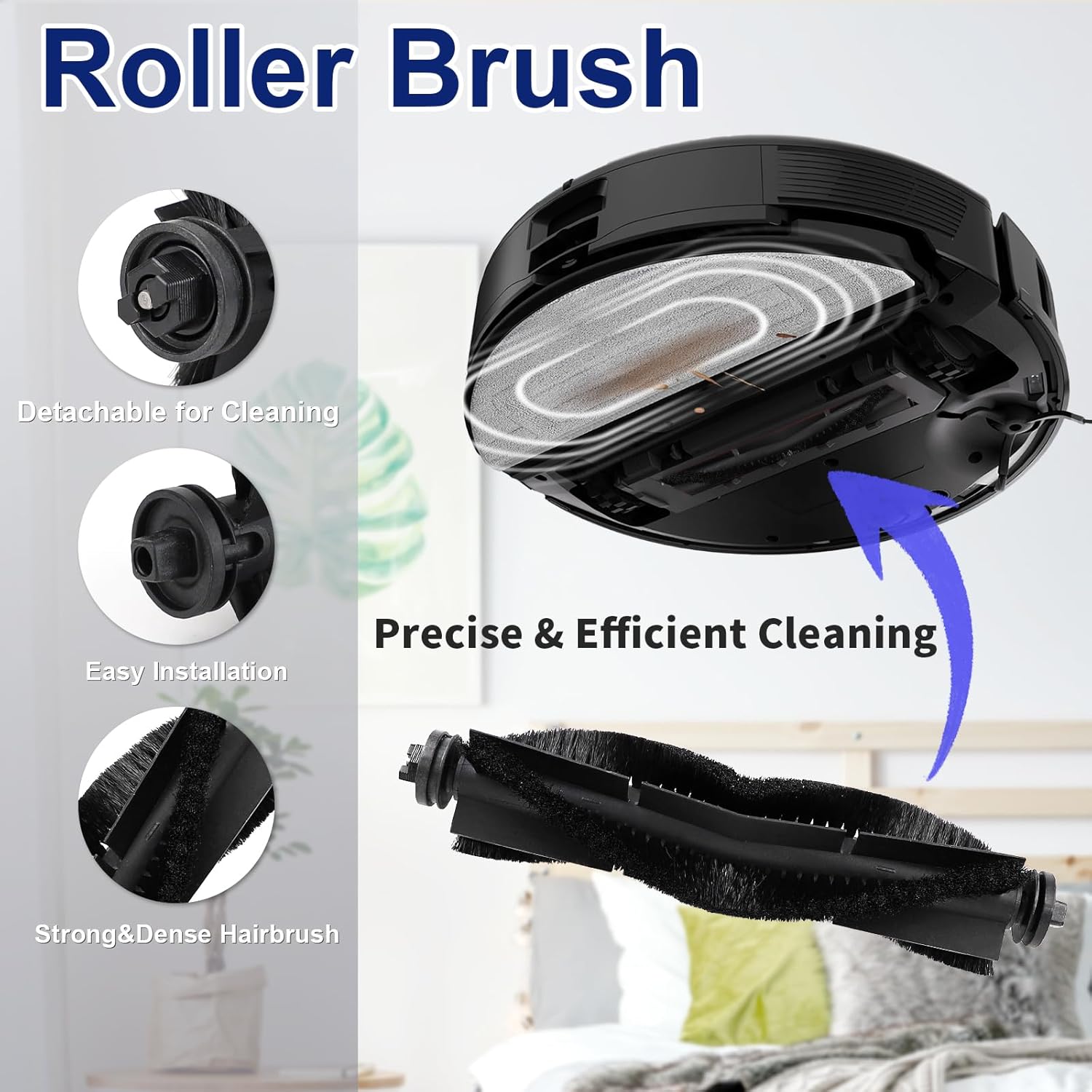 21 PCS Accessories for Eufy X8 Pro/ X8 Pro SES Robot Vacuum, Replacement Parts Main Brush, Side Brush, Washable Filter, Dust Bag, Mop Pad