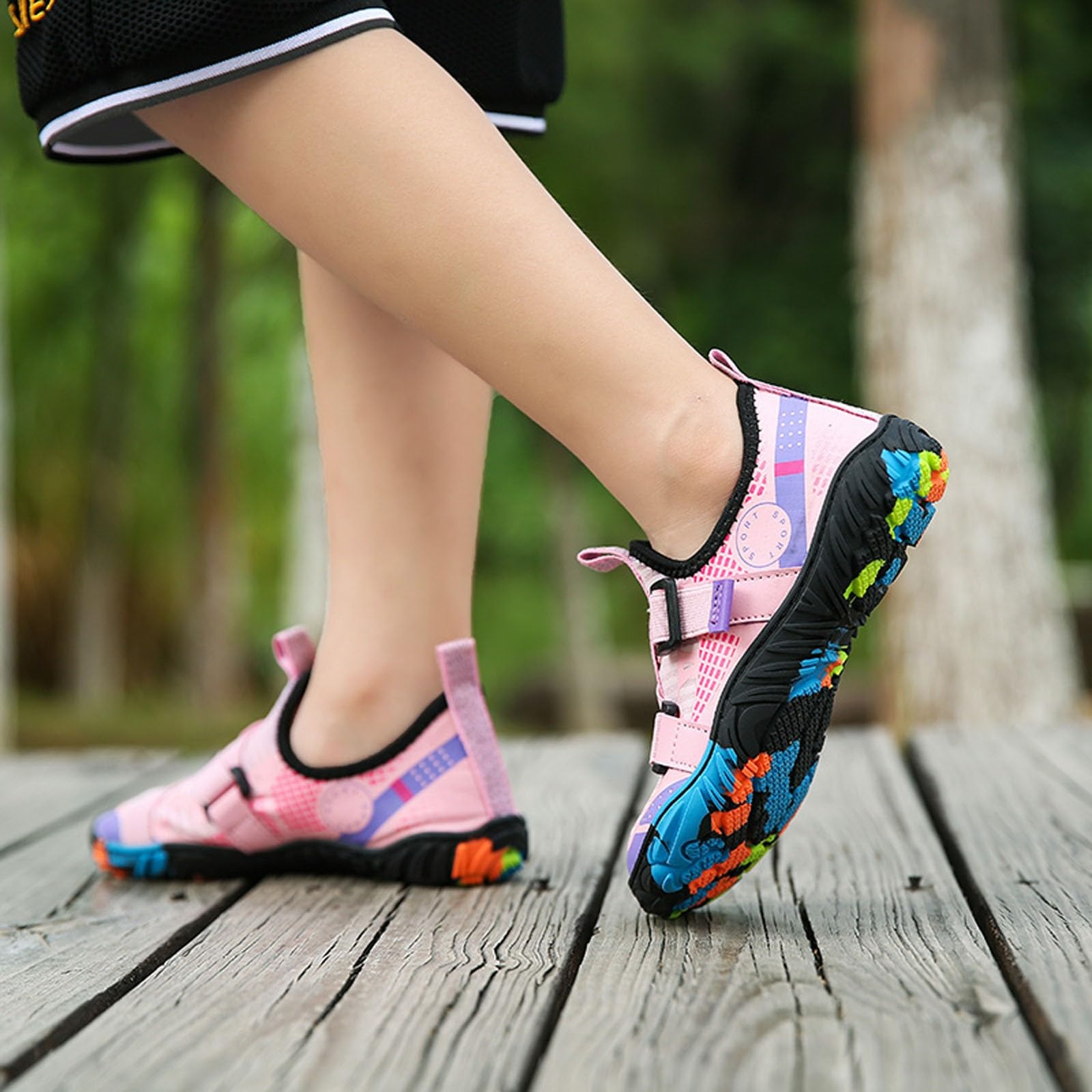 Scarpe Scoglio Bambino Pianta Larga Scarpe Da Trekking Estive Bambina Grounding Shoes Corsa In Tela 23 Scarpette Barefoot Primavera 30 Ragazzo Nere Con Elastico 25 Traspiranti Leggere 26 32