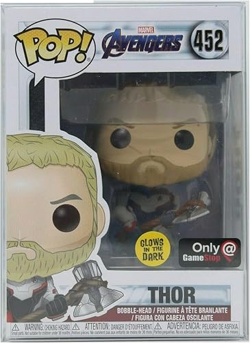Funko Pop! Avengers Endgame Thor Quantum Realm Resplandor en la oscuridad Gamestop Exclusivo