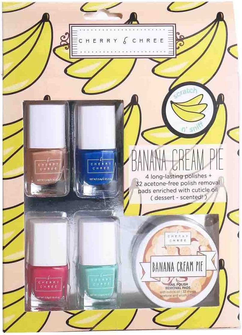 Essential Cute Nail Polish Gift Set (Banana Cream Pie)