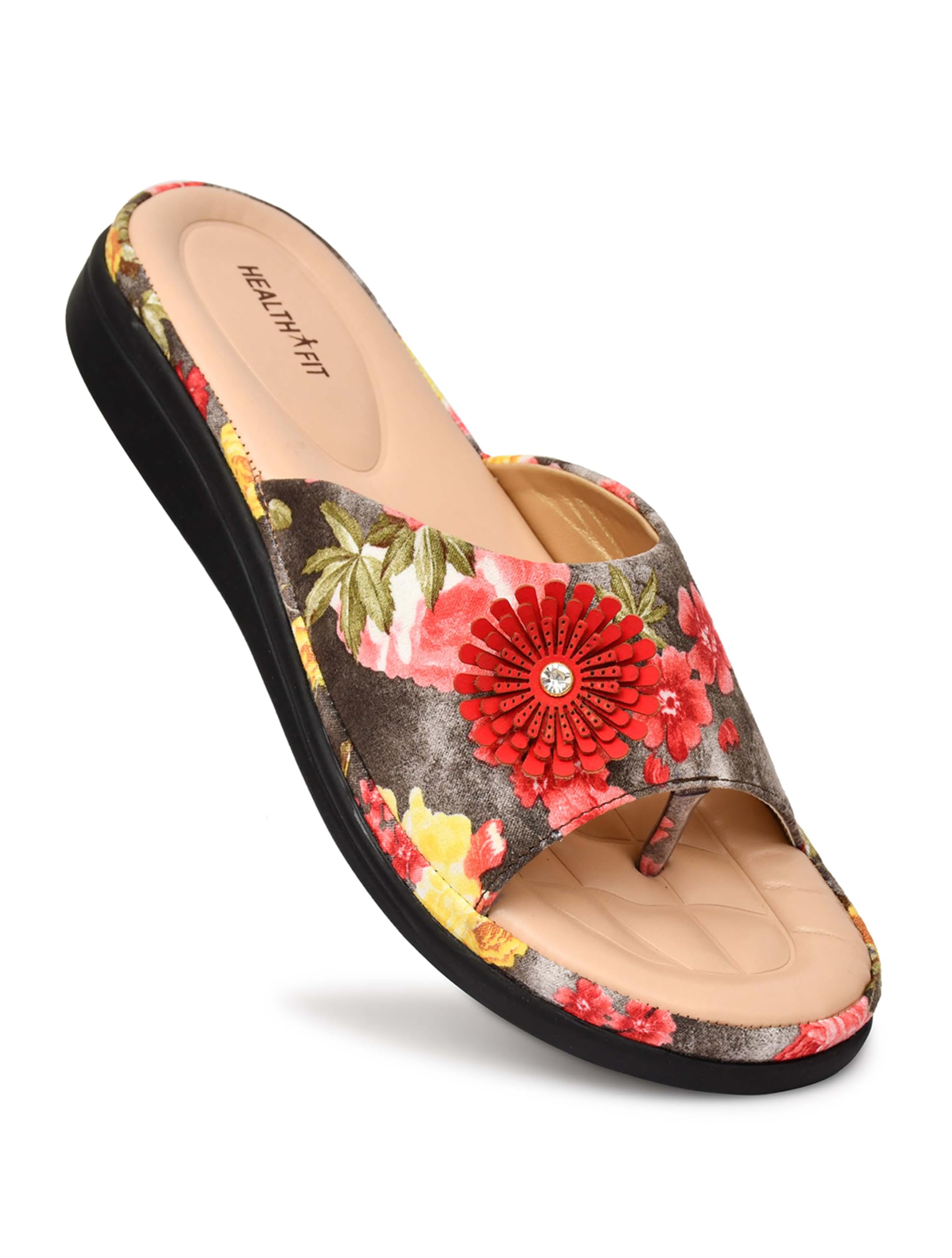 Extra Soft Ortho Care Slippers/Doctor Chappal Footwear for women Orthopedic Fashionable Women Slipper HF342-image-24