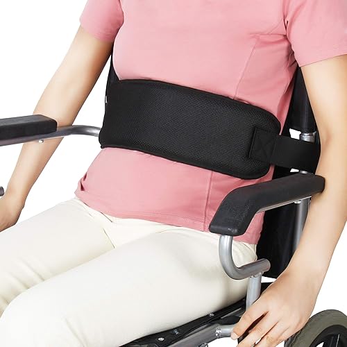 REAQER Cinturón de seguridad para silla de ruedas Correas de sujeción para pacientes médicos Bandas restringidas anticaídas utilizadas en silla de