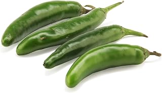 TAANTHAI Organic Serrano Peppers Fresh 0.5lb - Premium Quality Spicy Snack for Recipes