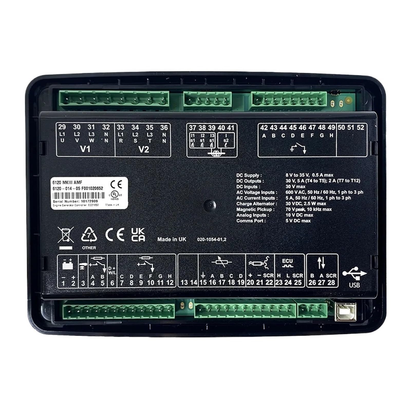 Jdilfunu Dse6120mkiii Auto Start Control Panel Dse6120 Generator Controller Dse 6120 1Pcs