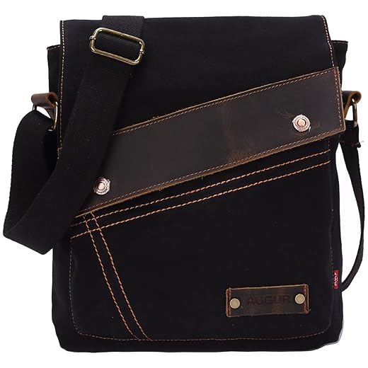 AIBAG Messenger Bag, Vintage Small Canvas Shoulder Crossbody Purse (Army Green)