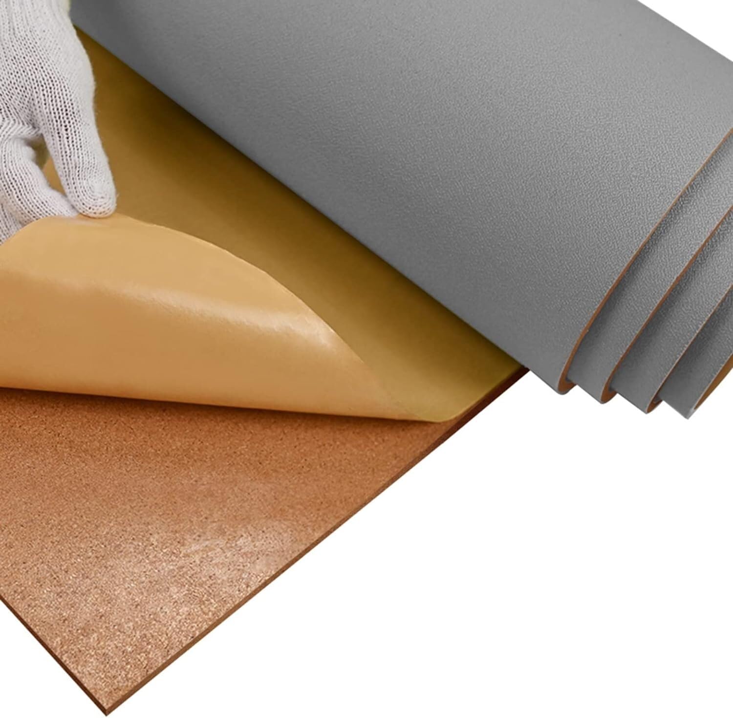 Rolki płyt korkowych na ścianę, duże tablice korkowe, do ściany, do szkoły i domu, samoprzylepne rolki do przypinania (1,22 x 2,46 m)