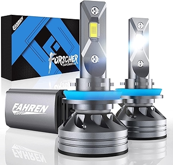 FAHREN H11/H9/H8 LED Headlight Bulbs - Super Bright 6500K Cool White Fog Lights