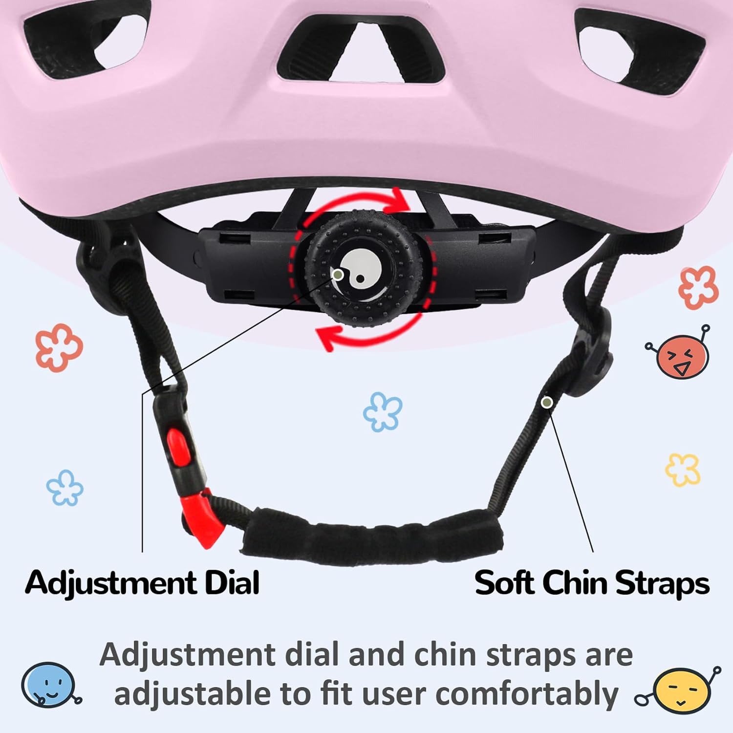 Toddler/Kids Bike Helmet, Adjustable and Multi-Sport, from Infant to Schoolchild, 2 Sizes