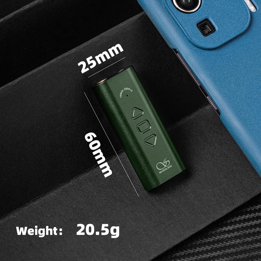 shanling ua3 portable headphone amplifiertiny earphone amps with volume controlusb dac balanced high resolutionsup 32bit768khz dsd5123 5mm4 4mm