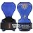 Cobra Grips PRO Weight Lifting Gloves - Heavy Duty Straps Alternative to Power Lifting Hooks for Deadlifts with Built-in Adjustable Neoprene Padded Wrist Wrap Support (PRO Blue Leather)