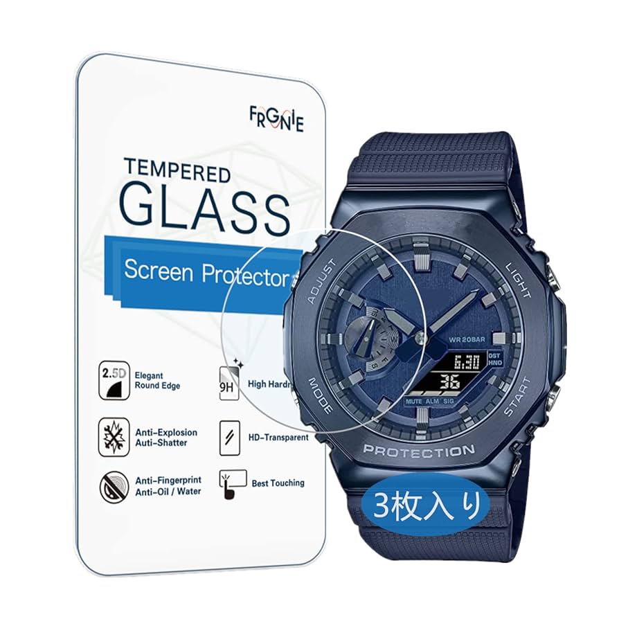 Amazon.co.jp: (3枚入り) Frgnie Compatible with CASIO GM-2100