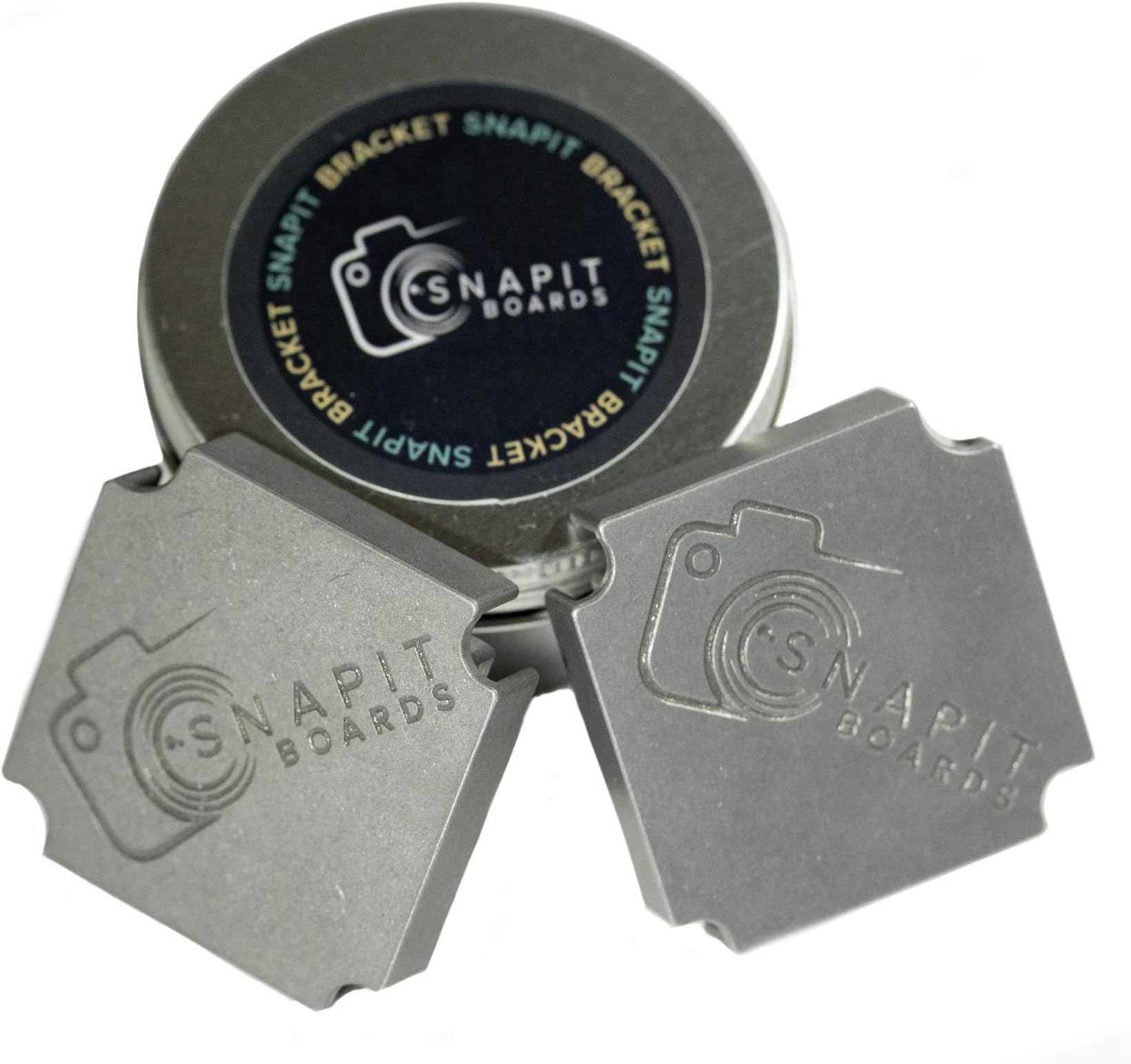 SnapIt Brackets for 3mm & 5mm Photo Background Flat Lay Backdrops - Durable Aluminum Clips for Food Photography Backdrops, Flatlay Backgrounds for Jewelry Backdrop, Makeup Blog, Product Photography