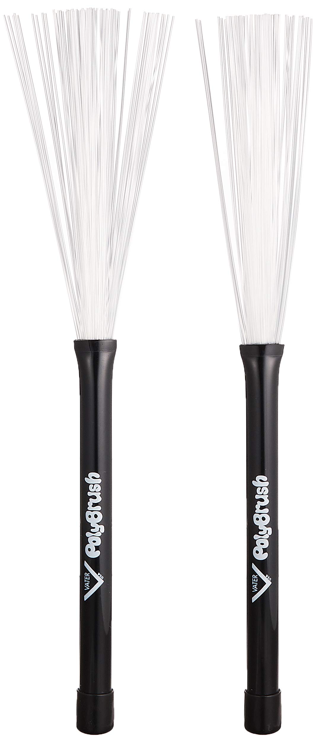 Vater Drumsticks VPYB - Wire Tap Brushes - Poly Brush - Retractable