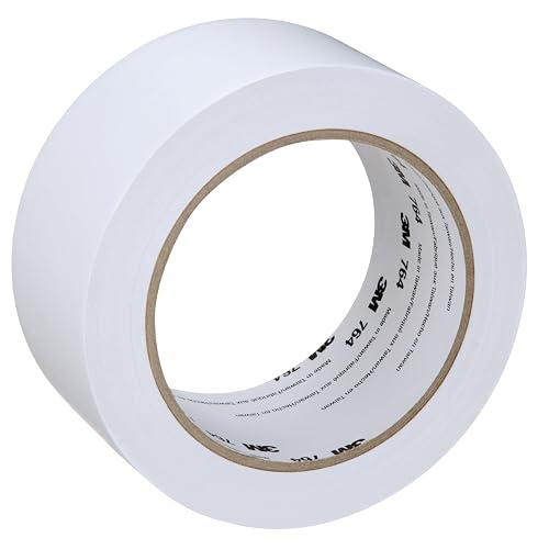 3M General Purpose Vinyl Tape 764 White 2in x 36 yd