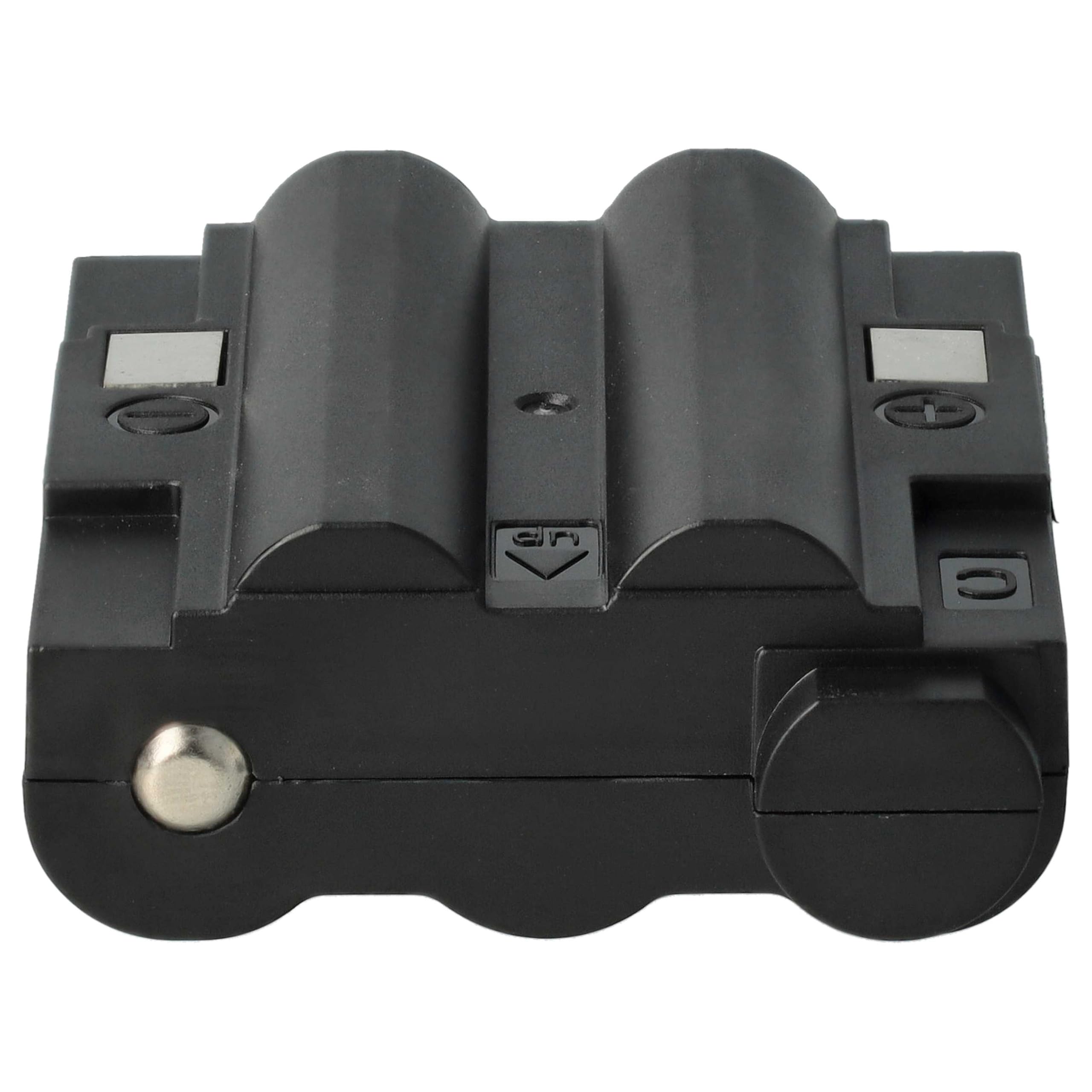 Alan Midland GXT-1000 G9 G7 XT PMR LPD GXT-1050 Atlantic Radio Batteria 700mAh 6V NiMH vhbw 5x