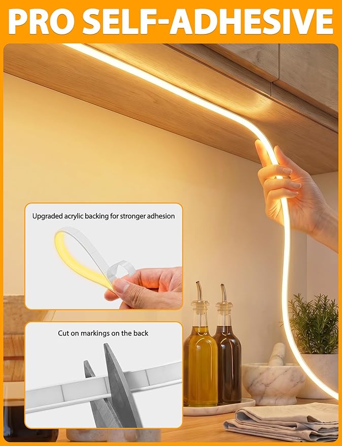 Tira de LED COB Lamomo 10m Blanco Cálido Regulable miniatura 4