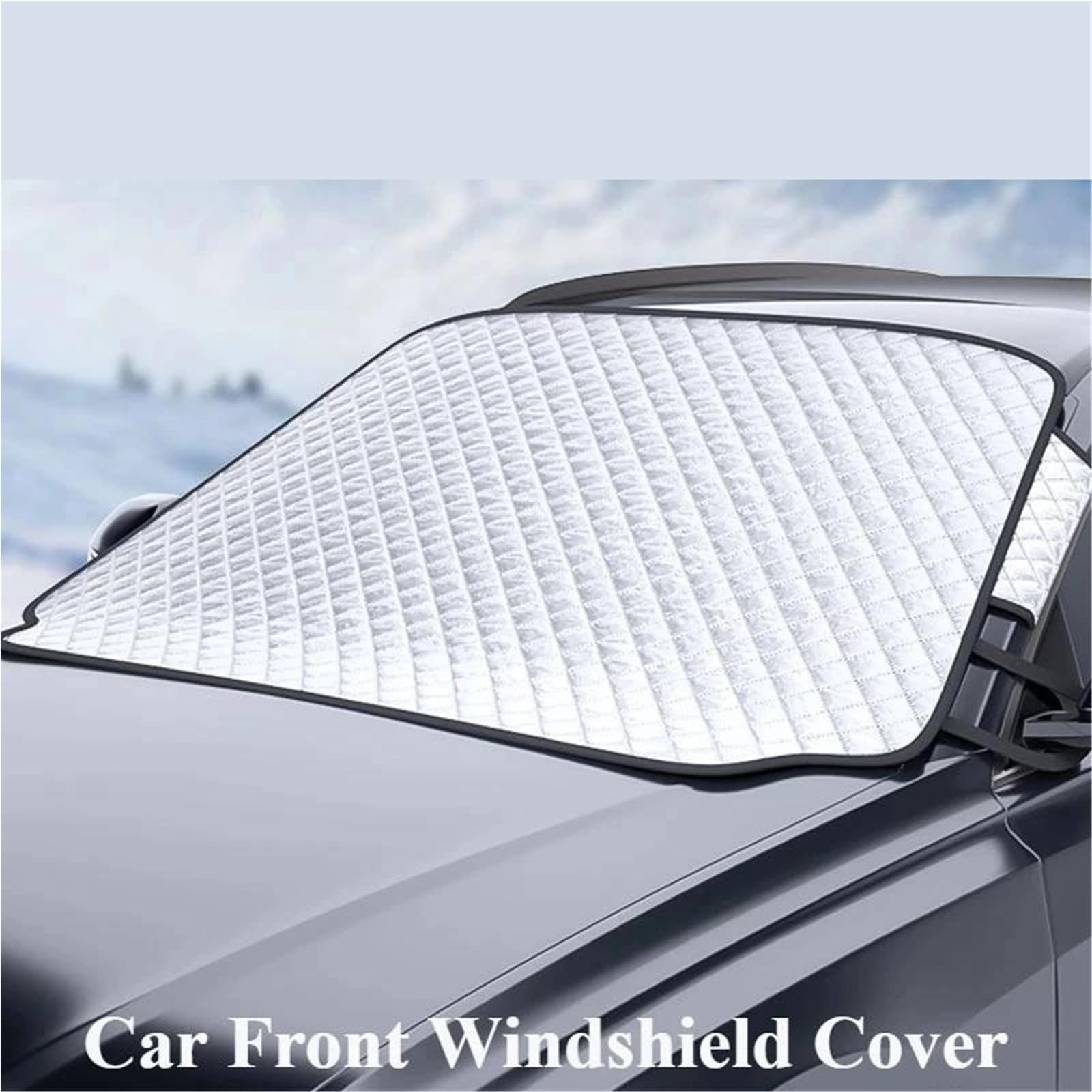 per Audi per A3 8L 8P A4 B6 B7 B8 A6 C5 C6 4F RS3 Q3 Q7 TT 8V S3 Auto Copertura della Protezione Parabrezza Neve Copri Parabrezza Auto Inverno(158 * 126)