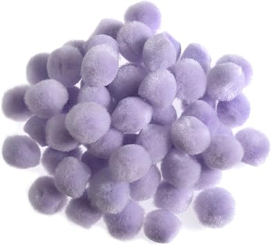 Trimits PP2L | Lavender Pom Poms | Toy Making | 12mm | 100 pack