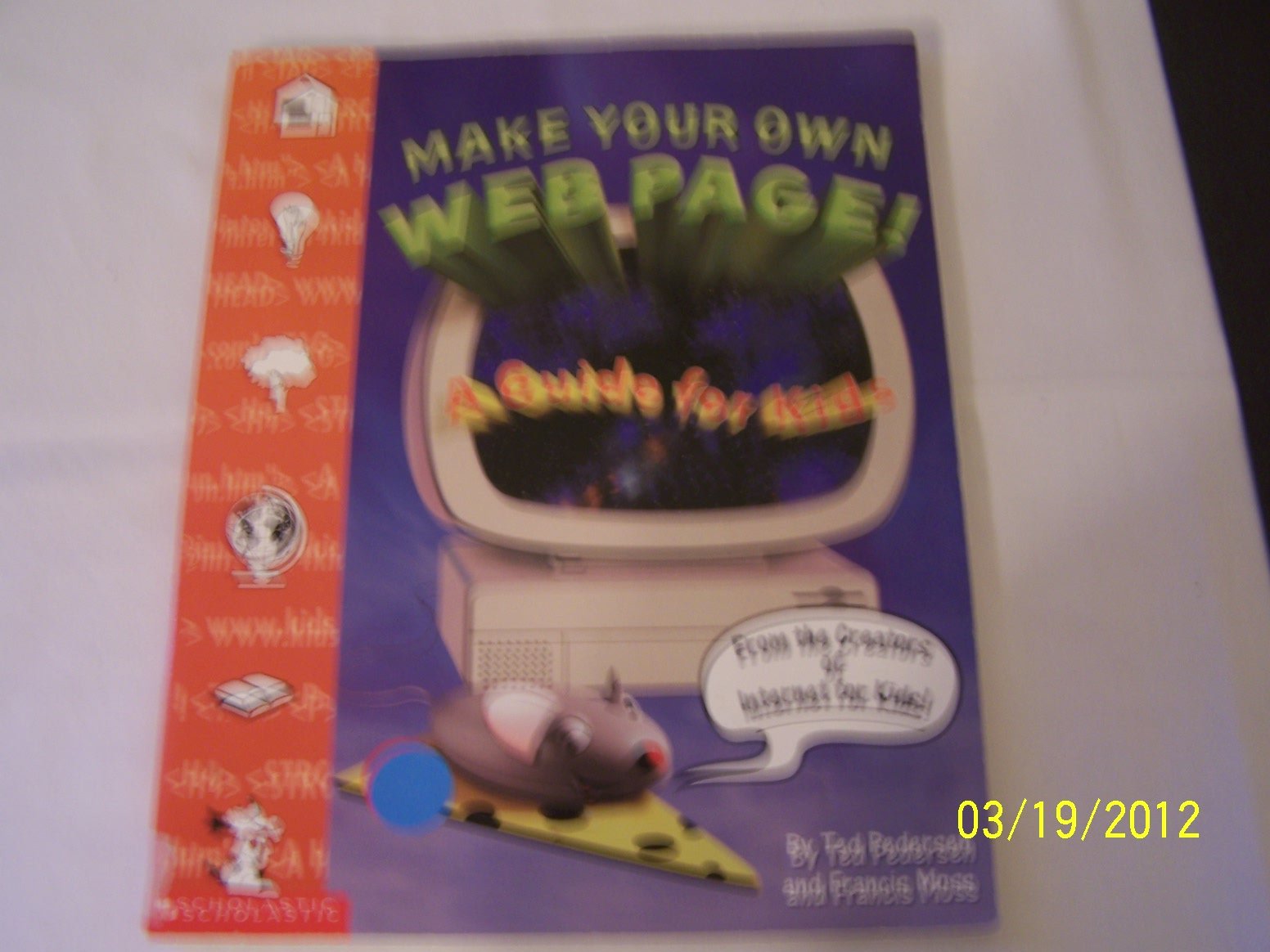 Make Your Own Web Page!, A Guide for Kids - 1998 publication cover