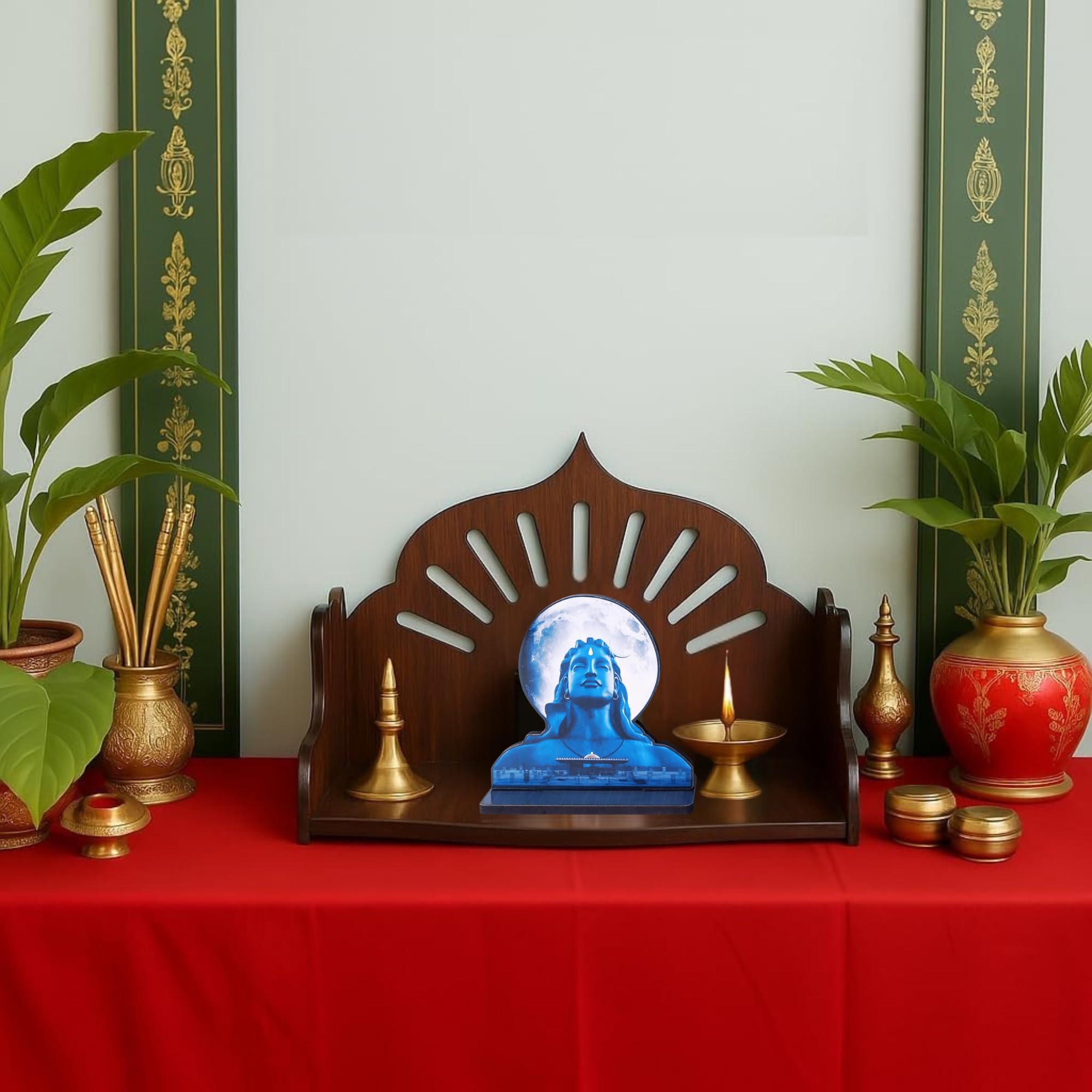 EXPLEASIA Divine Adiyogi God Figure Table Stand for Car deshboard, Office Table and Home Temple, Gift Item | Desk| Gift Item - Image 5 thumbnail