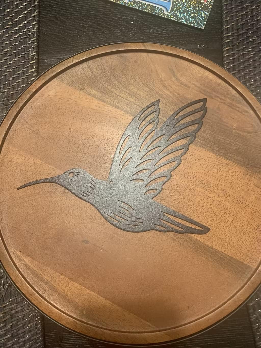 RealSteel Hummingbird Metal Wall Art Set of 3 – Decorative Steel Bird Cutout Wall Decor for Home & Garden | Indoor Outdoor Nature Wall Art | Patio, Porch & Living Room Accent | Made in USA (6" X 9")