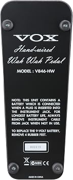 VOX Wow Pedal Hand Wired V846-HW