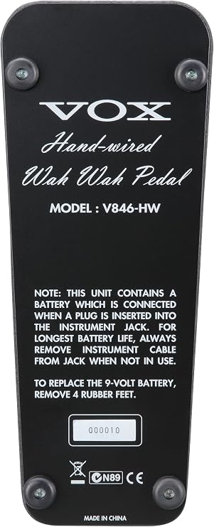 VOX Wow Pedal Hand Wired V846-HW