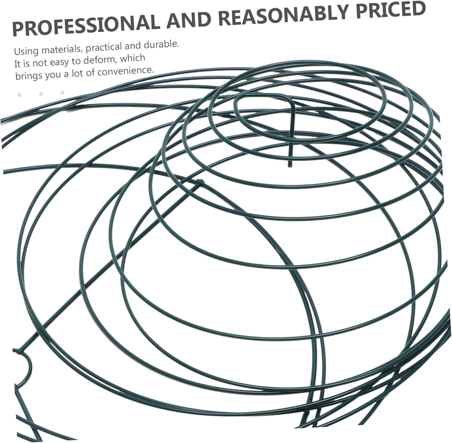 2pcs Spiral Plant Support Cage for Tomatoes Garden Accessory Rustproof Design for Climbing Plants Sturdy and Decorative