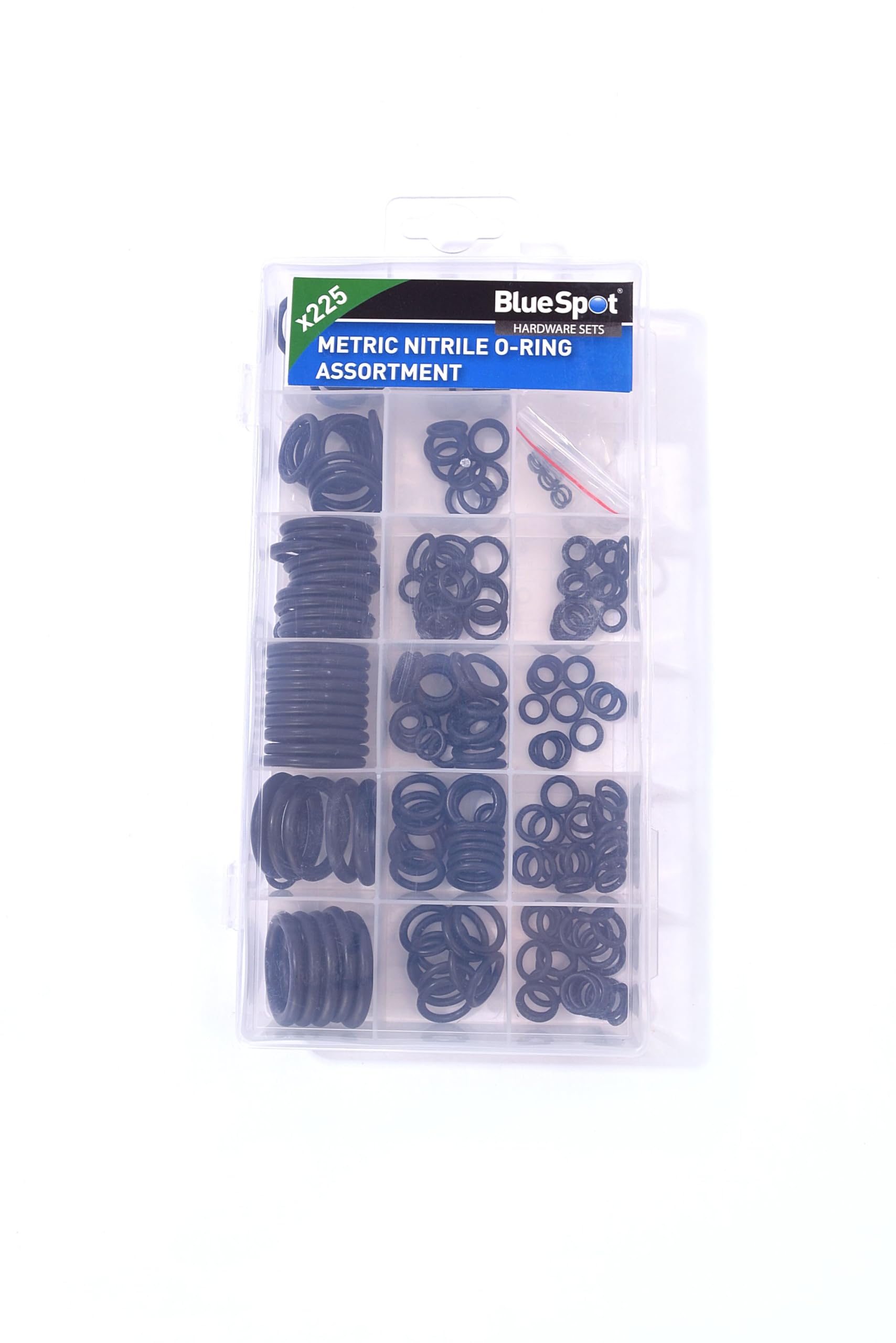 BlueSpot 225pc Assorted DIY Plumbing Sink Sealers Metric Nitrile O-Ring Set