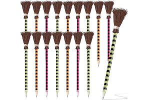 Enticing Halloween Witch Broom Pens for a Spooktacular Treat
